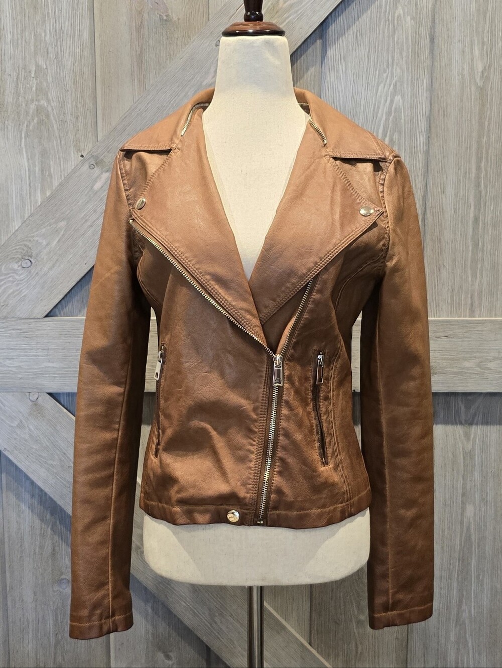 Blue pepper moto jacket